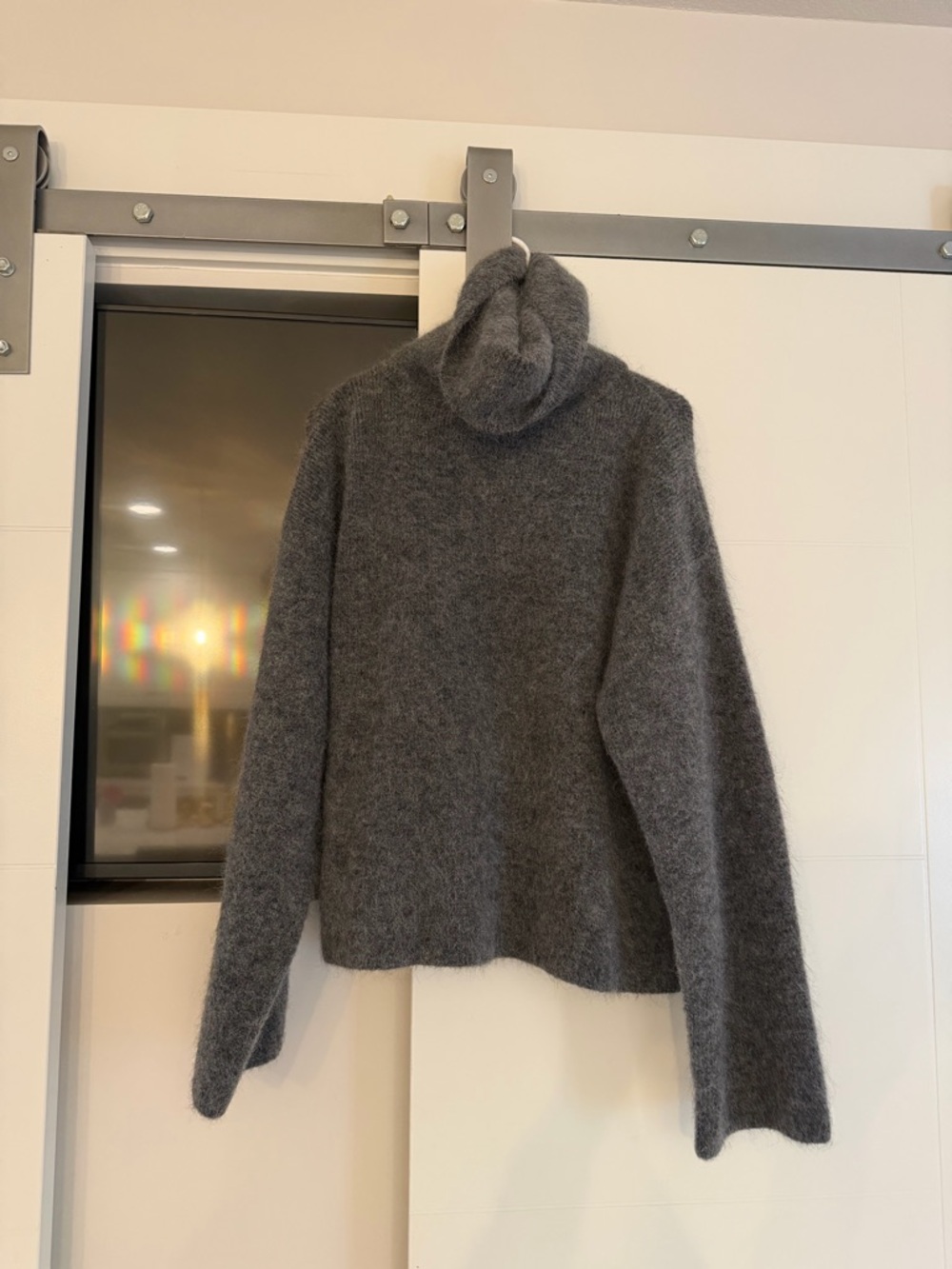 HM Mohair Gray Turtleneck Sweater